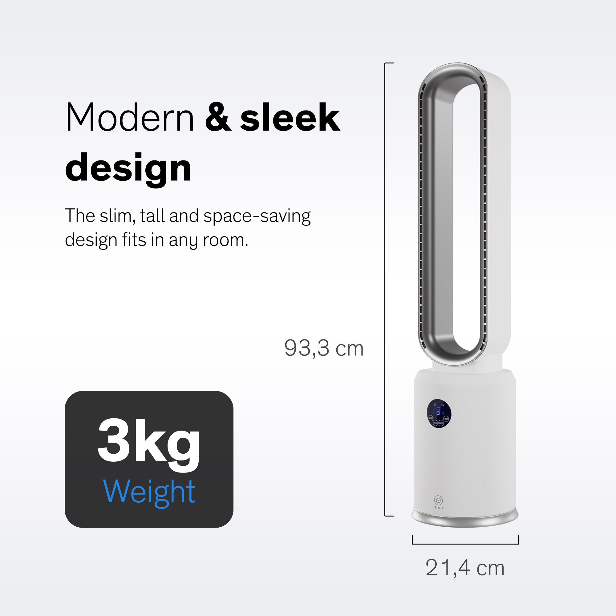 Sinji Bladeless Fan