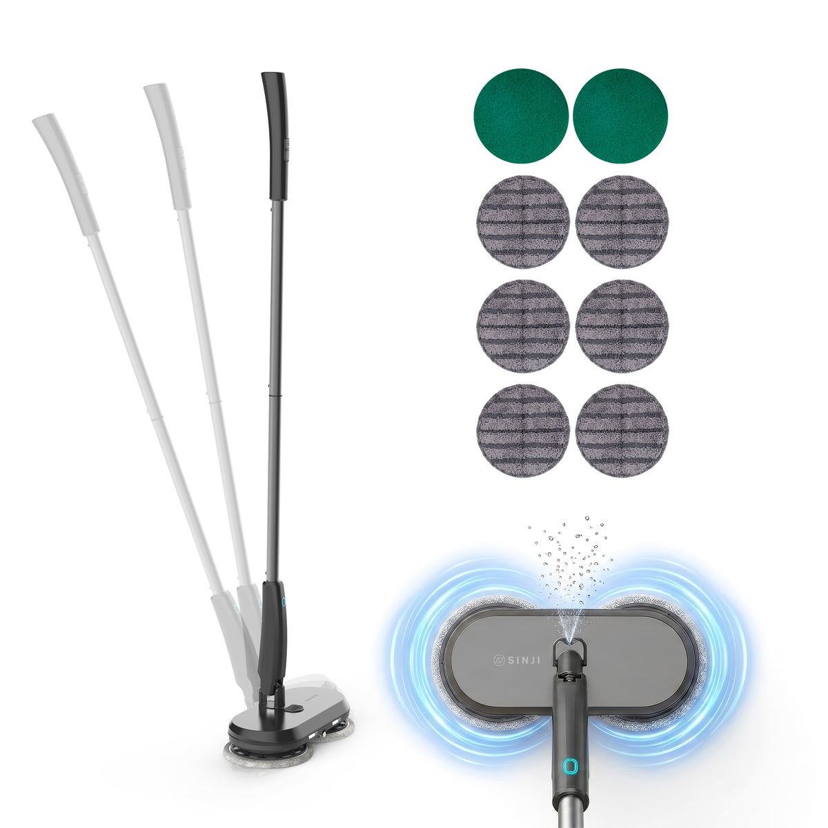 Sinji Electric Mop Black