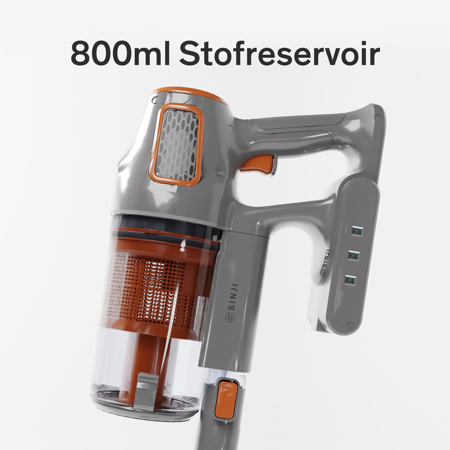 Sinji Cordless Vacuum Silver/Orange