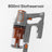 Sinji Cordless Vacuum Silver/Orange