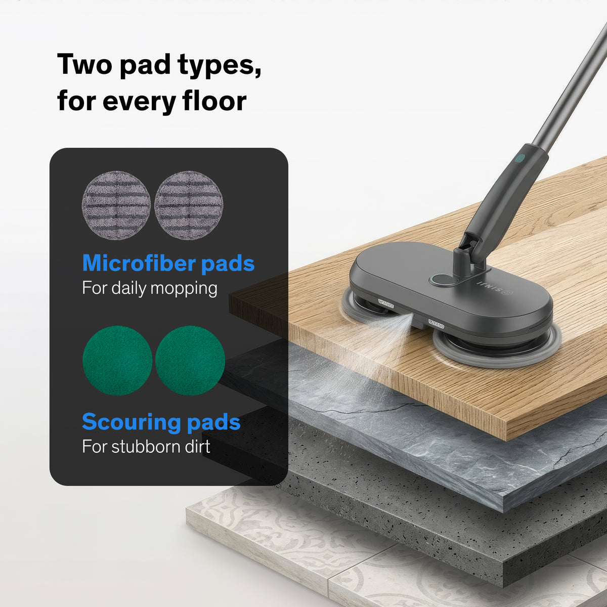 Sinji Electric Mop Black