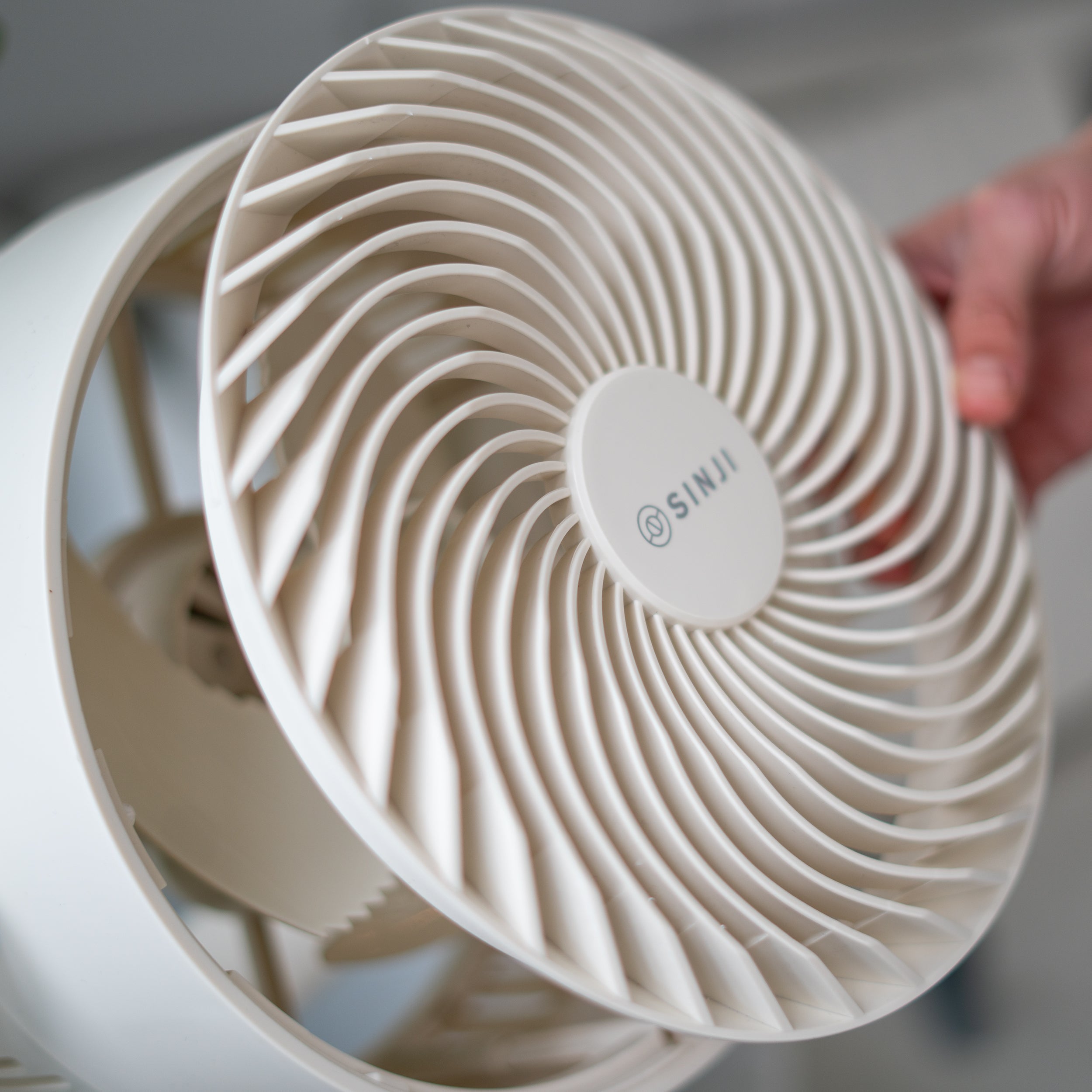 Sinji 3D Standing Fan - Beige