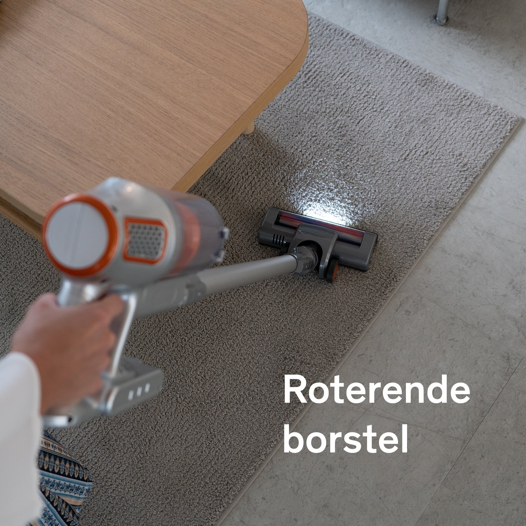 Sinji Cordless Vacuum Silver/Orange