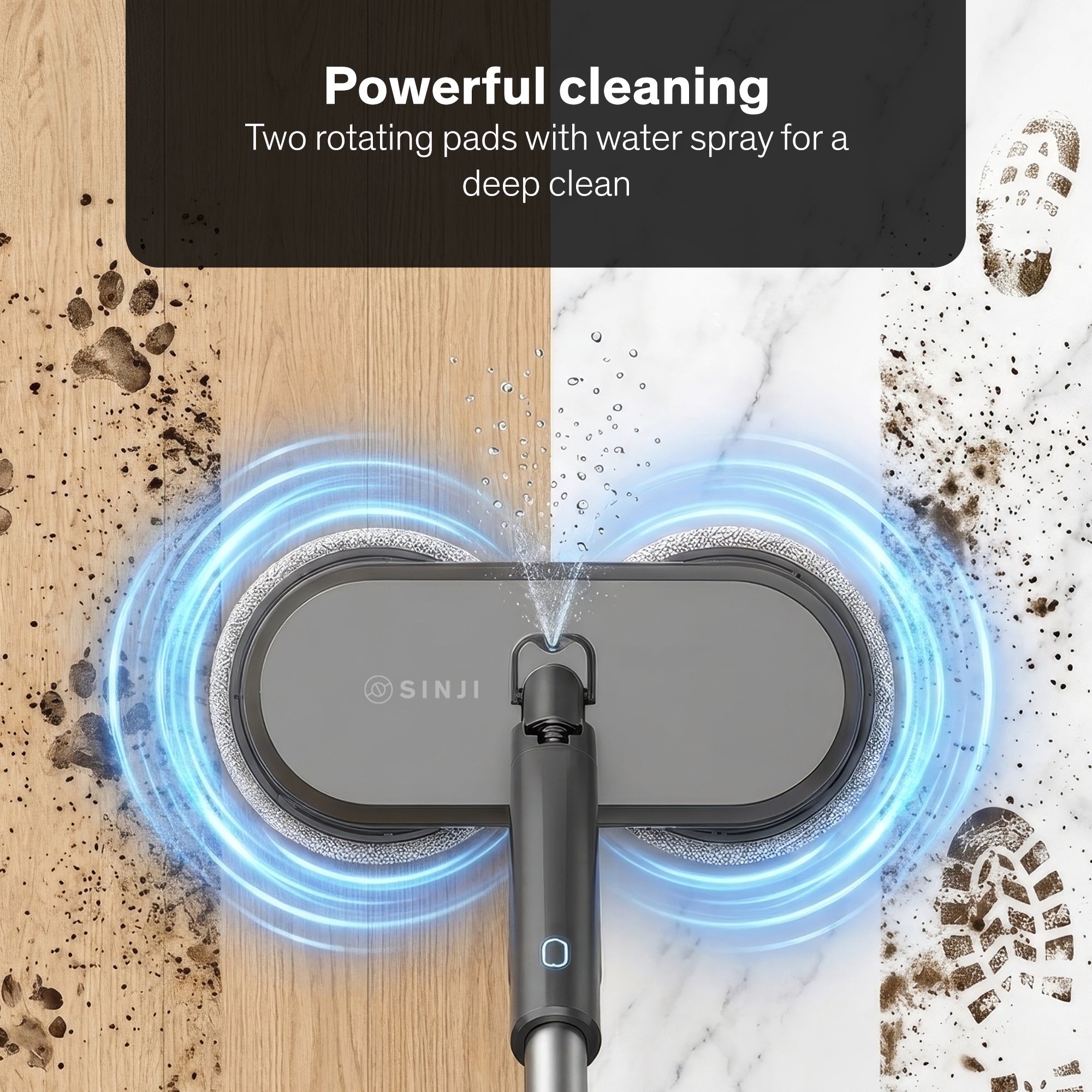 Sinji Electric Mop Black