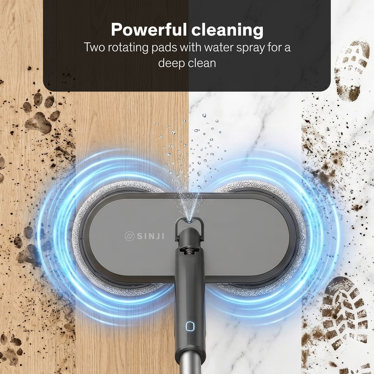 Sinji Electric Mop Black