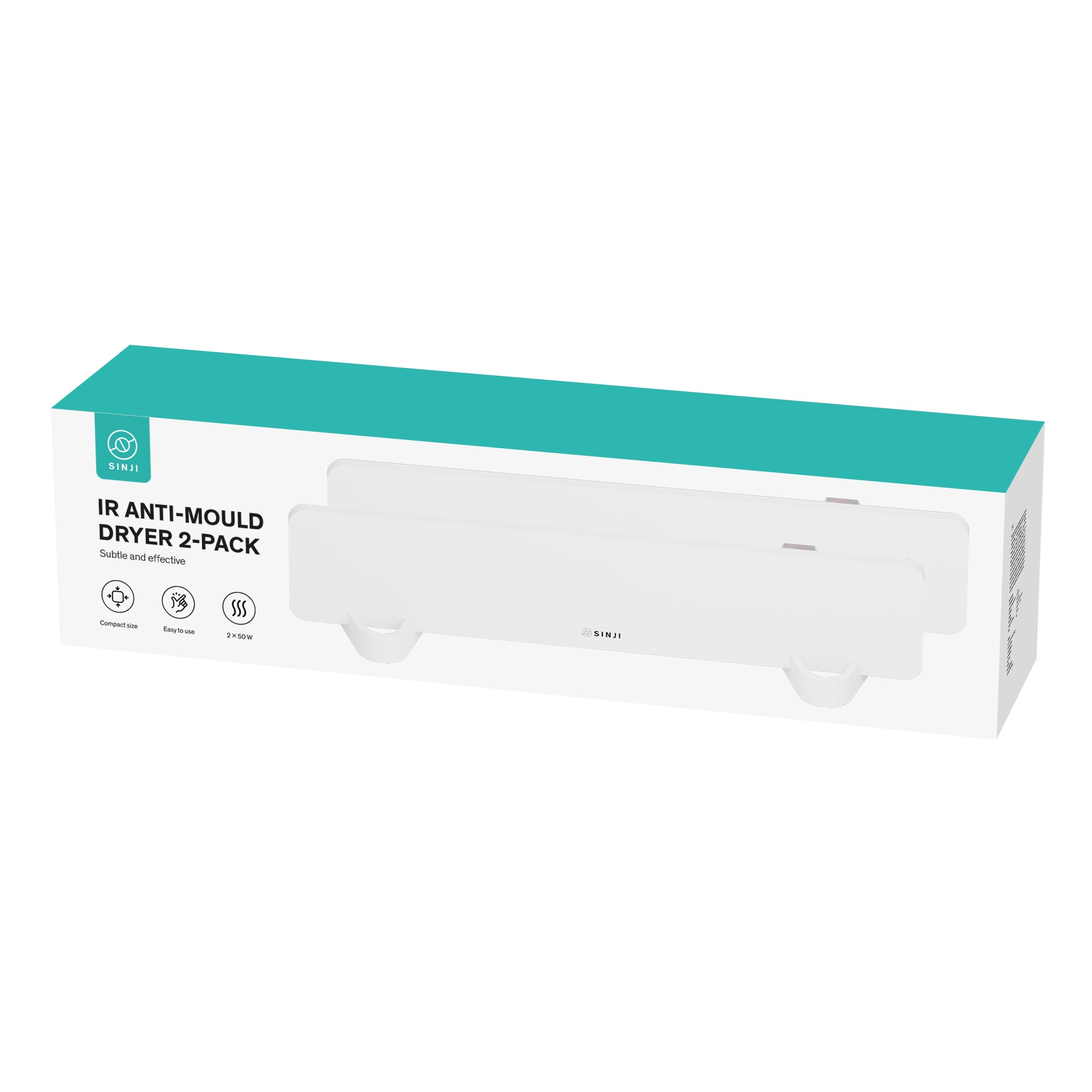 Sinji Anti-Mould Infrared Panel Dryer - 2 pack