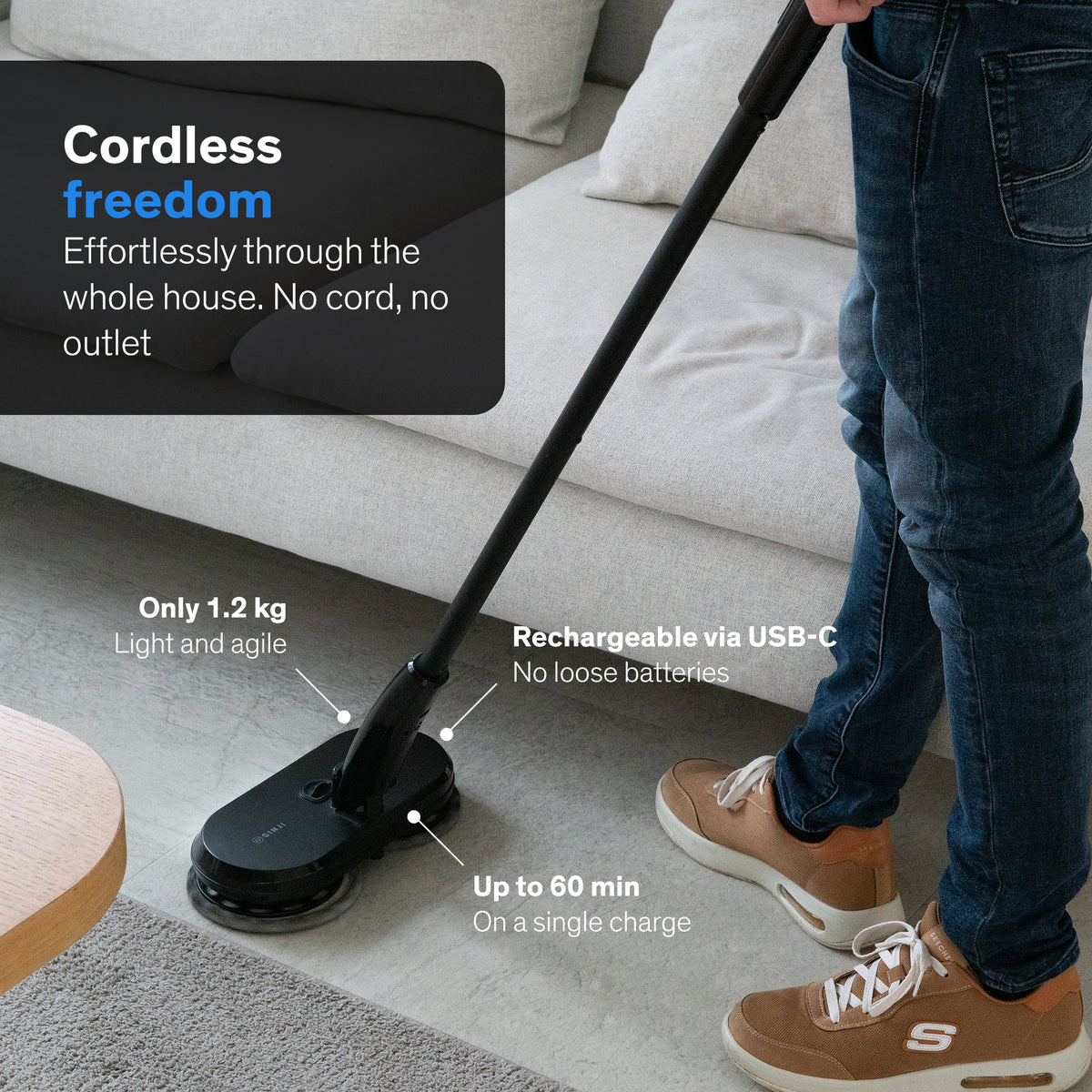 Sinji Electric Mop Black