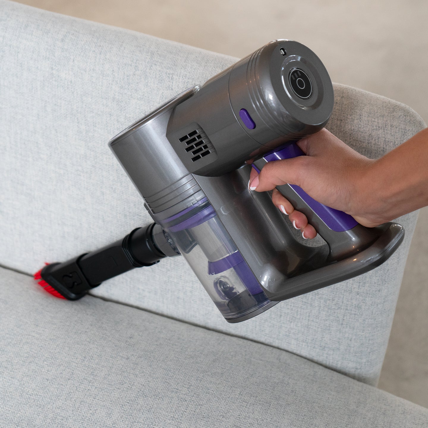 Sinji Cordless Vacuum Antracite/Purple