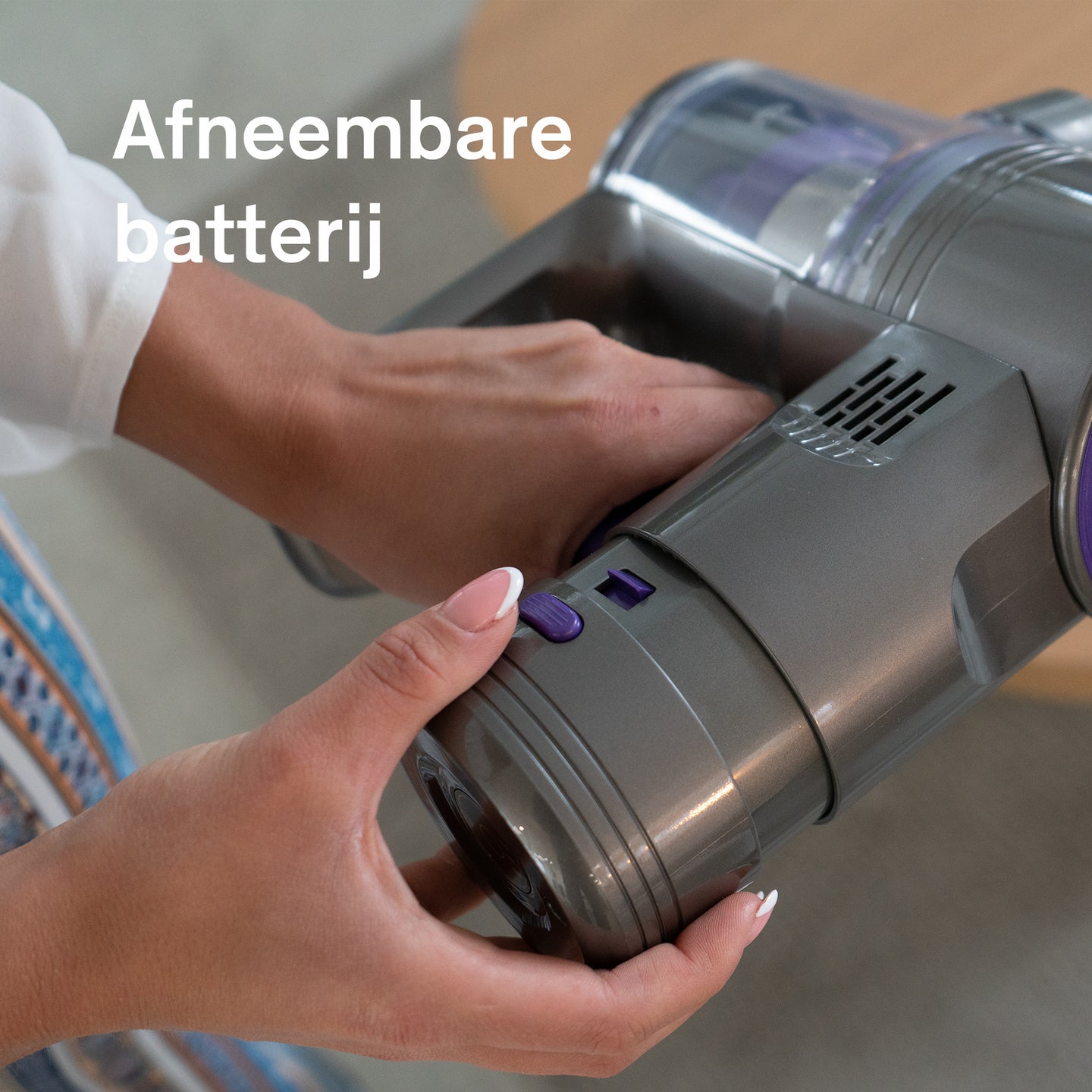 Sinji Cordless Vacuum Antracite/Purple