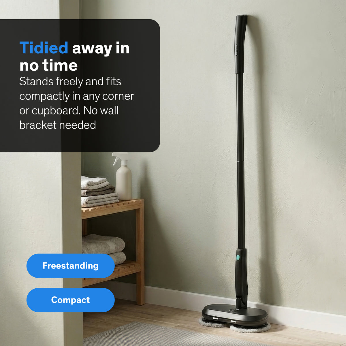Sinji Electric Mop Black