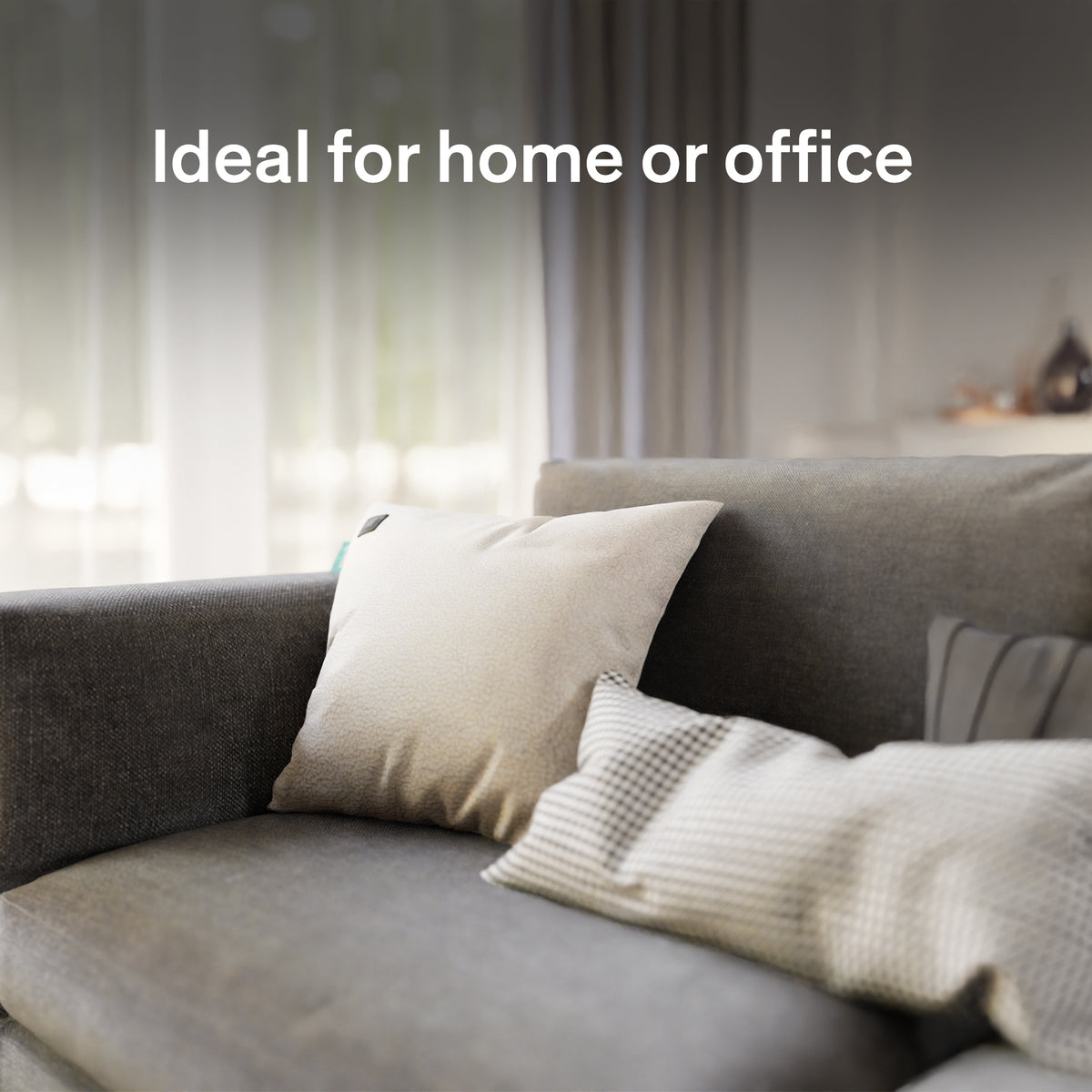 Sinji Cordless Heating Cushion Fleece - Grey