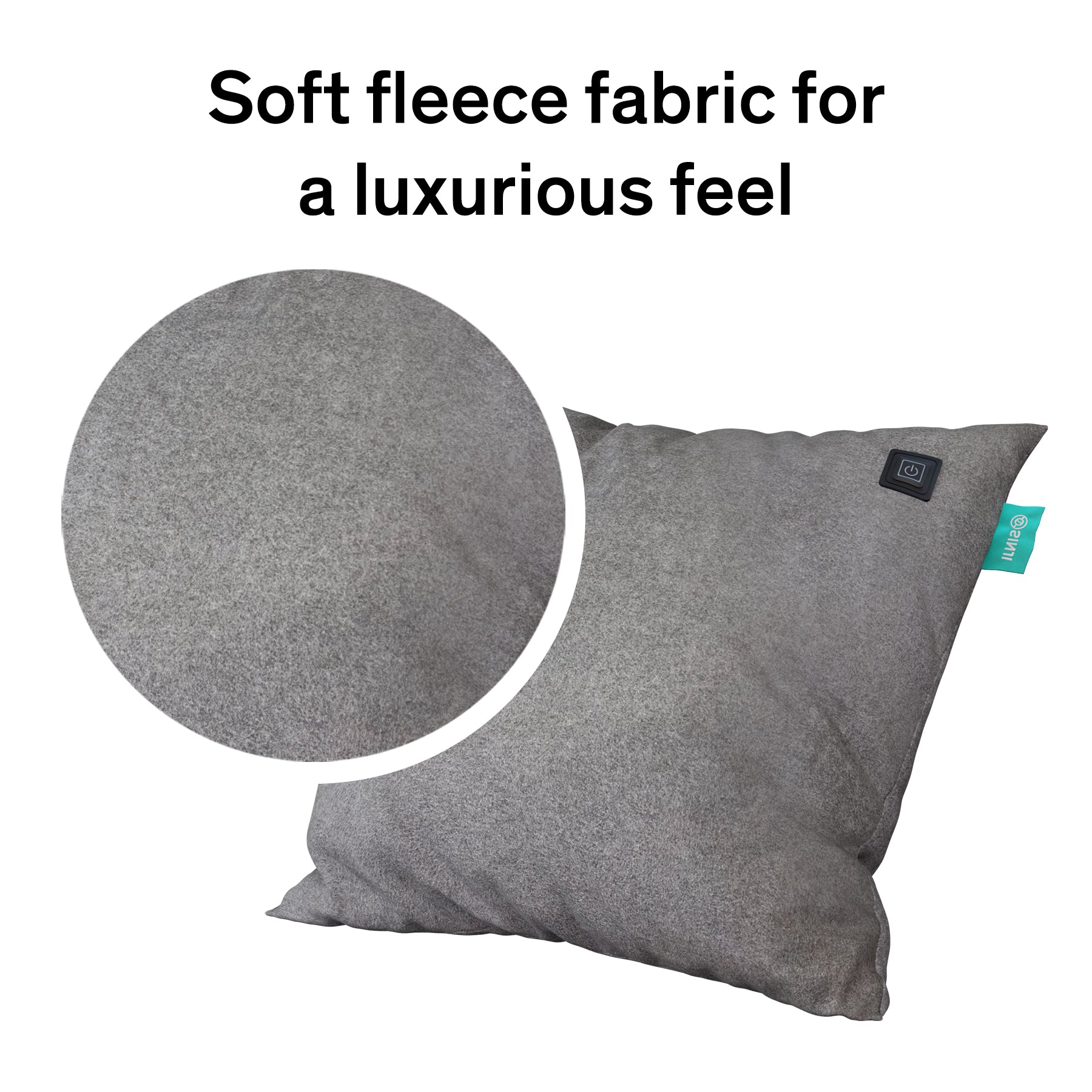 Sinji Cordless Heating Cushion Fleece - Grey