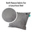 Sinji Cordless Heating Cushion Fleece - Grey