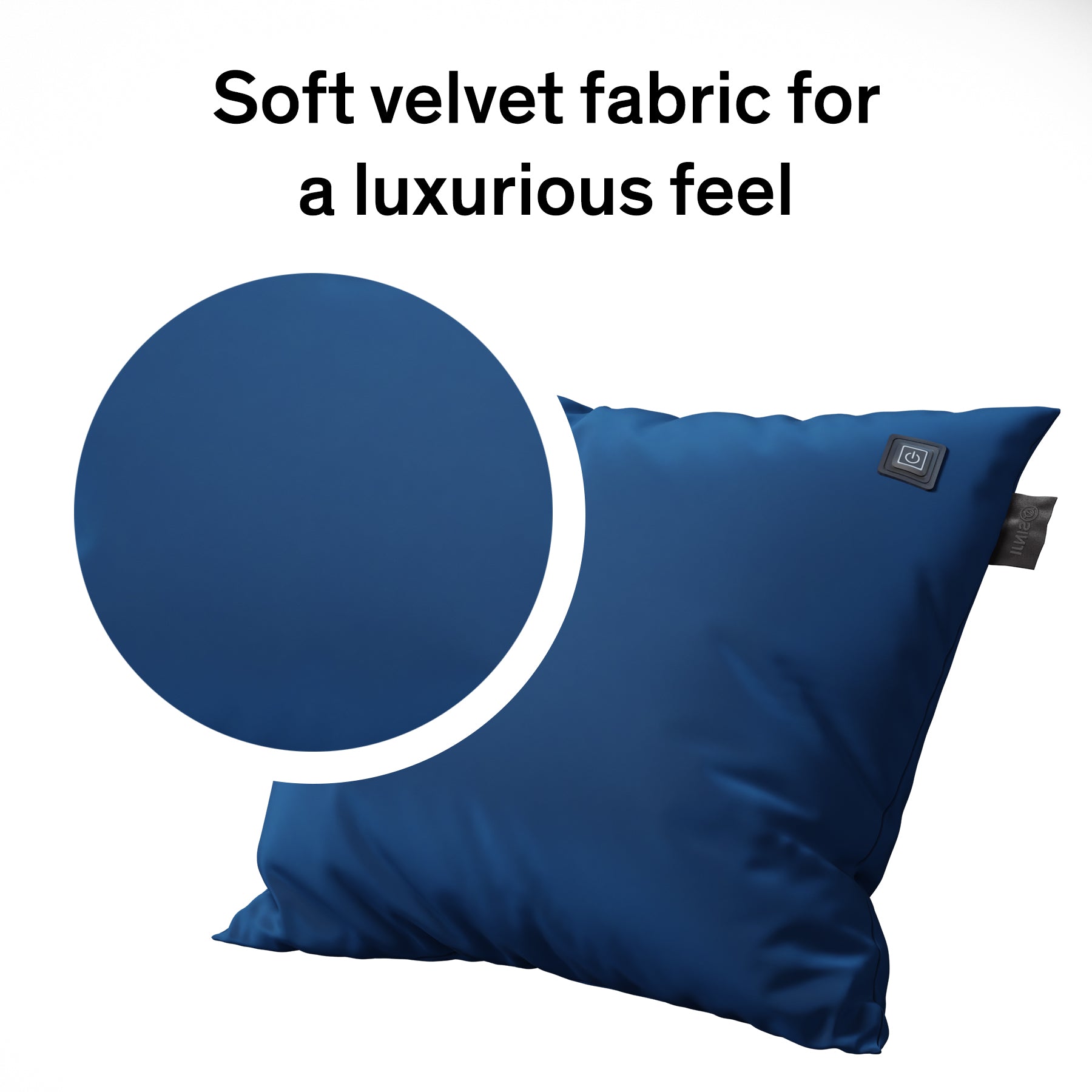 Sinji Cordless Heating Cushion Fleece - Grey