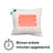 Sinji Cordless Heating Cushion Fleece - Grey