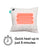 Sinji Cordless Heating Cushion Fleece - Grey