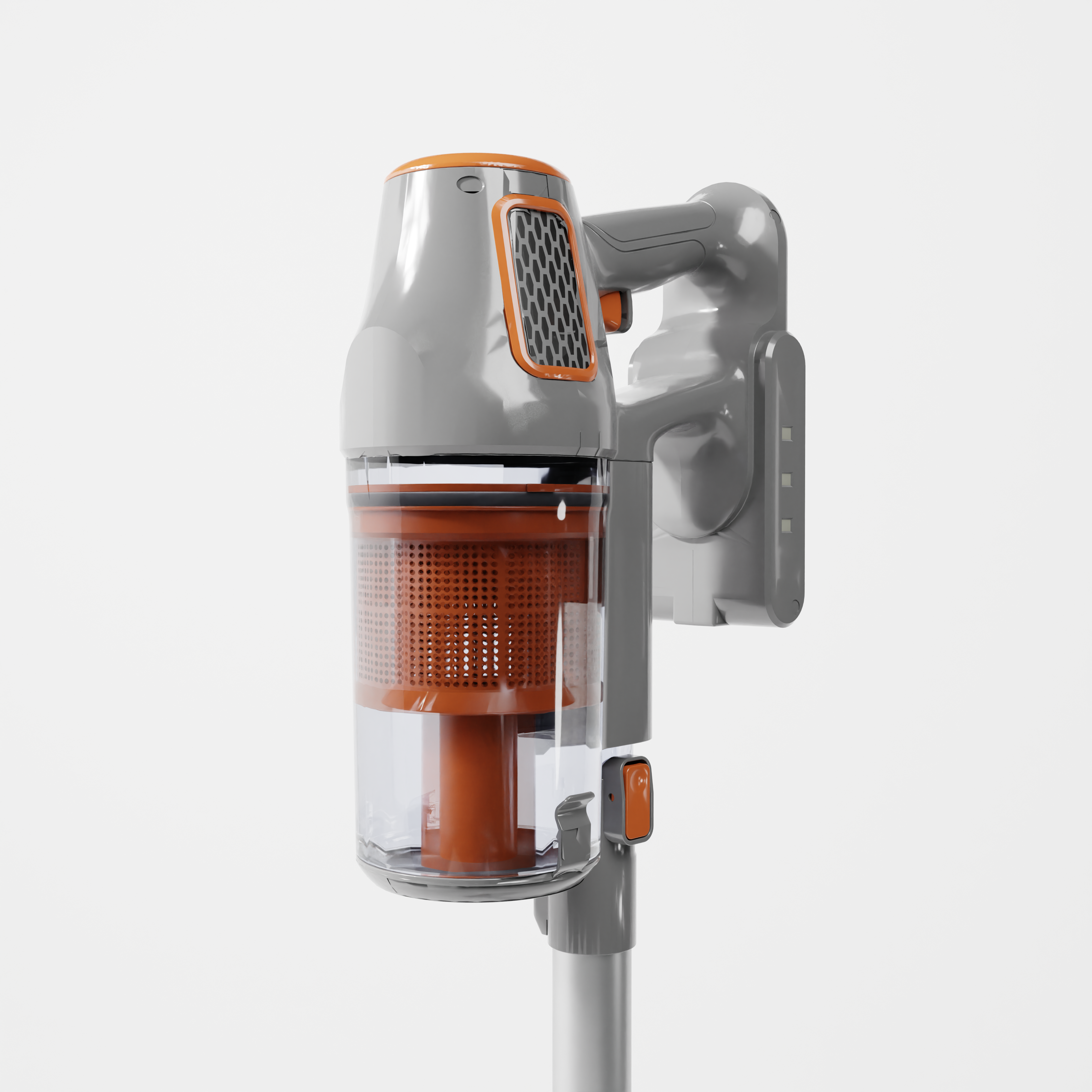 Sinji Cordless Vacuum Silver/Orange