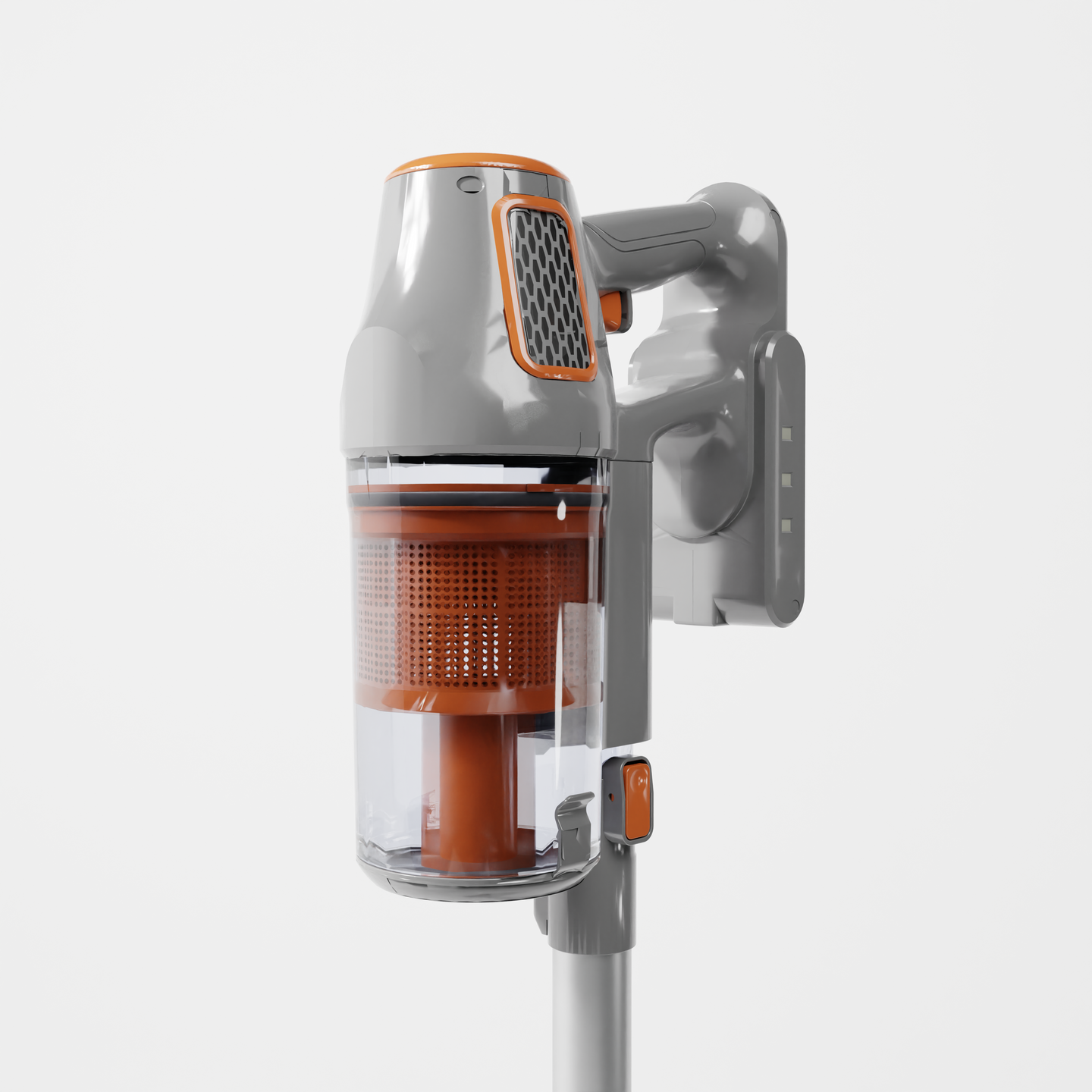 Sinji Cordless Vacuum Silver/Orange