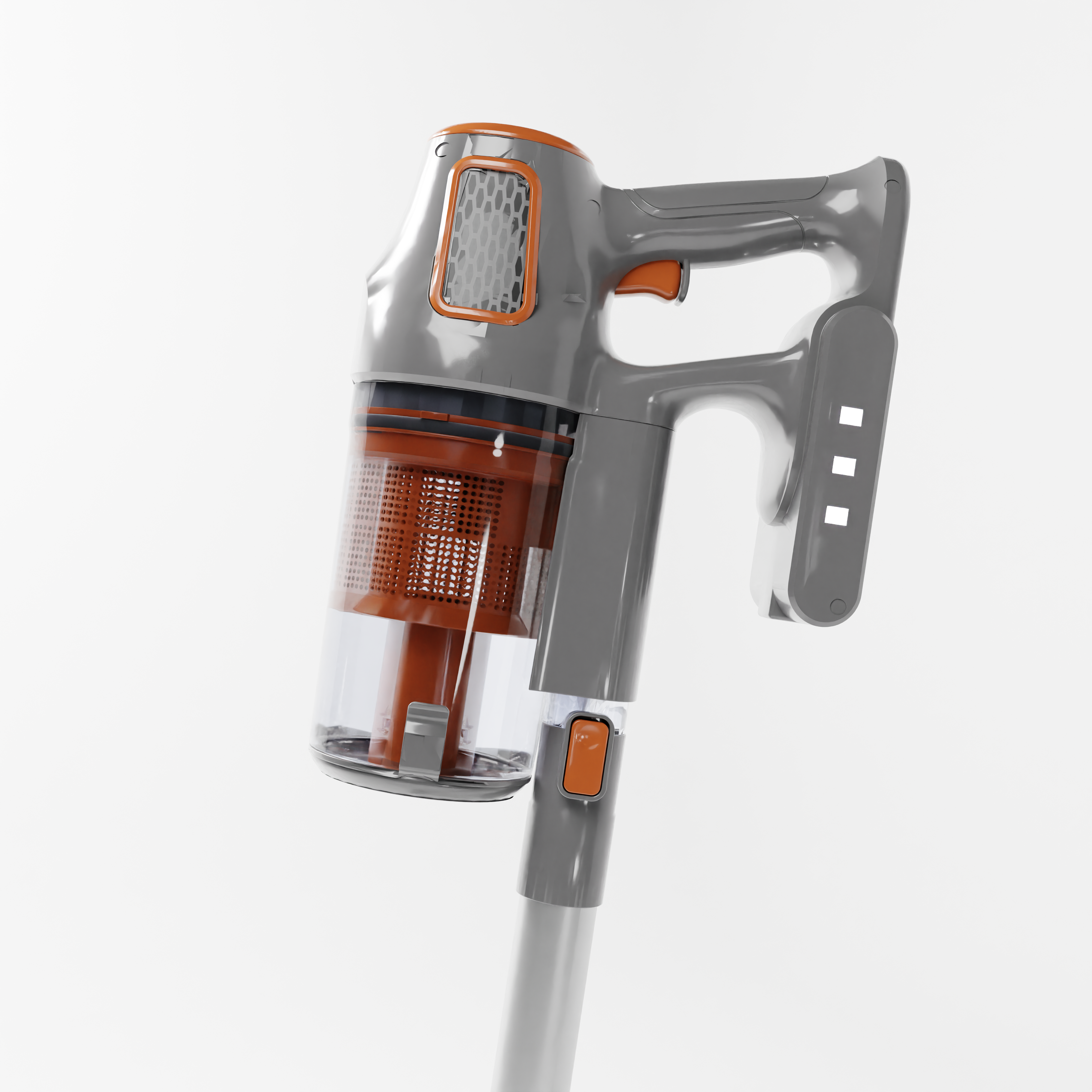 Sinji Cordless Vacuum Silver/Orange