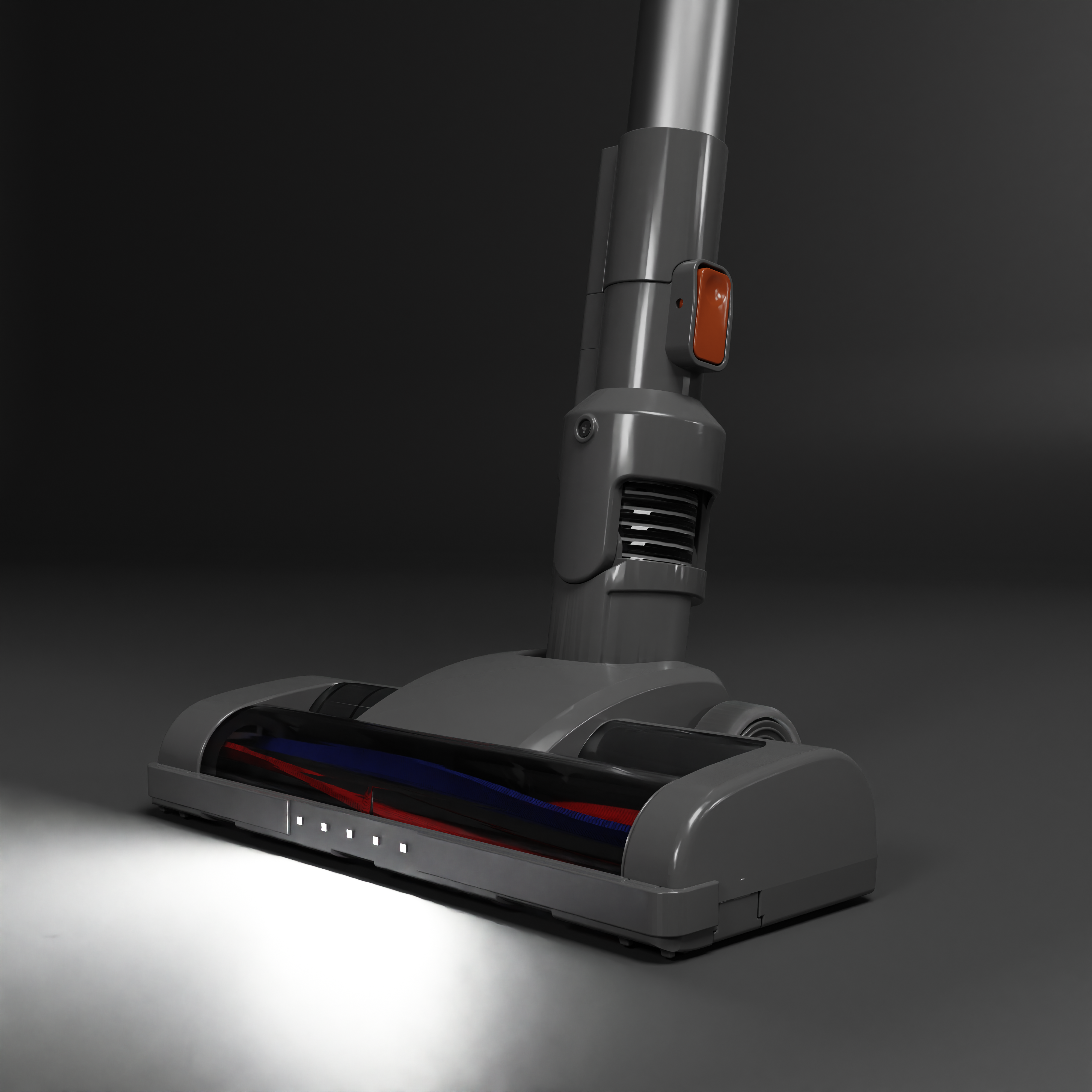 Sinji Cordless Vacuum Silver/Orange