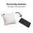 Sinji Cordless Heating Cushion Fleece - Grey