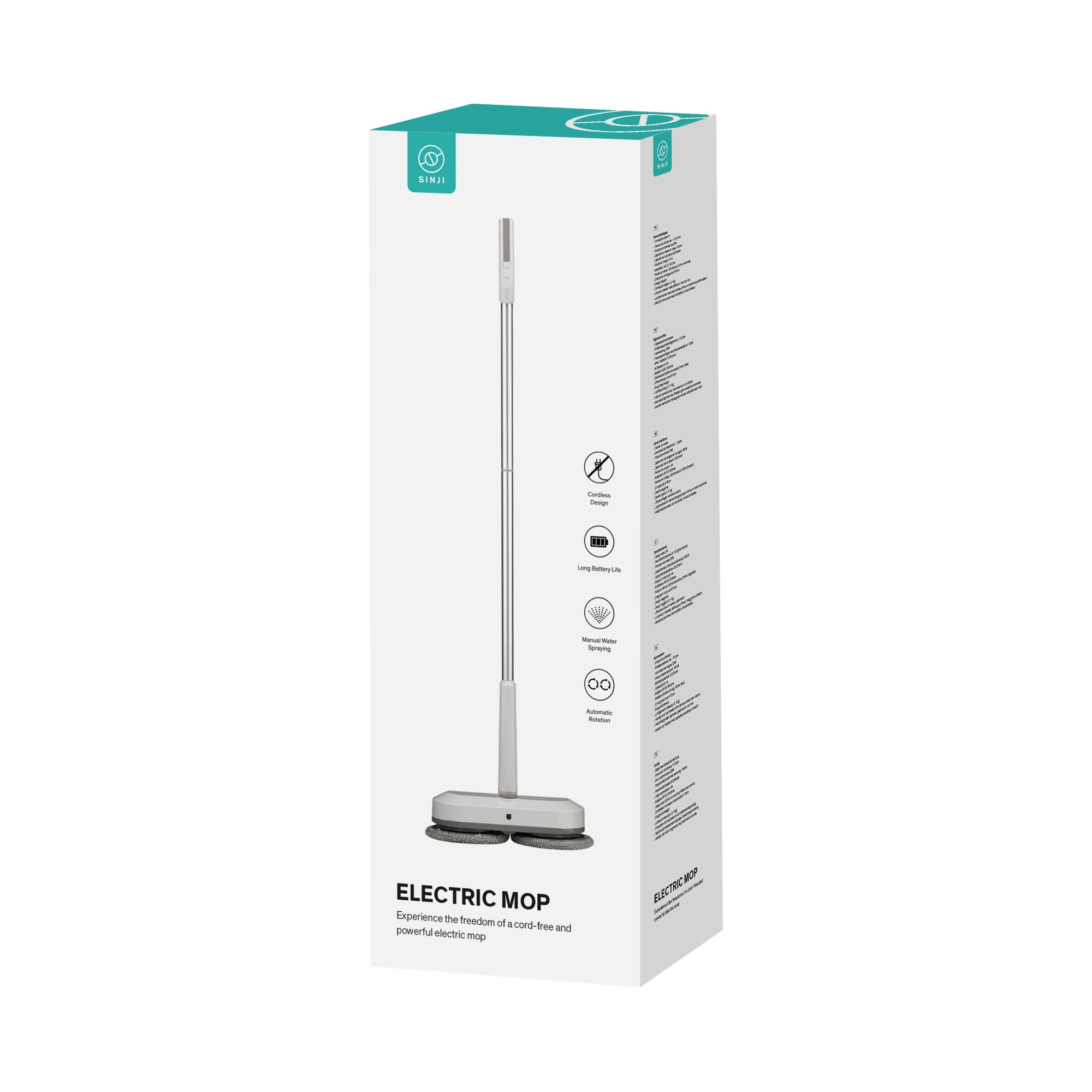 Sinji Electric Mop White